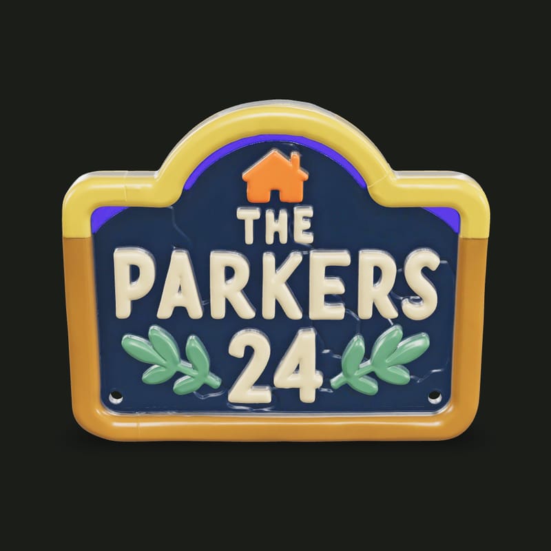 The Parkers House Sign